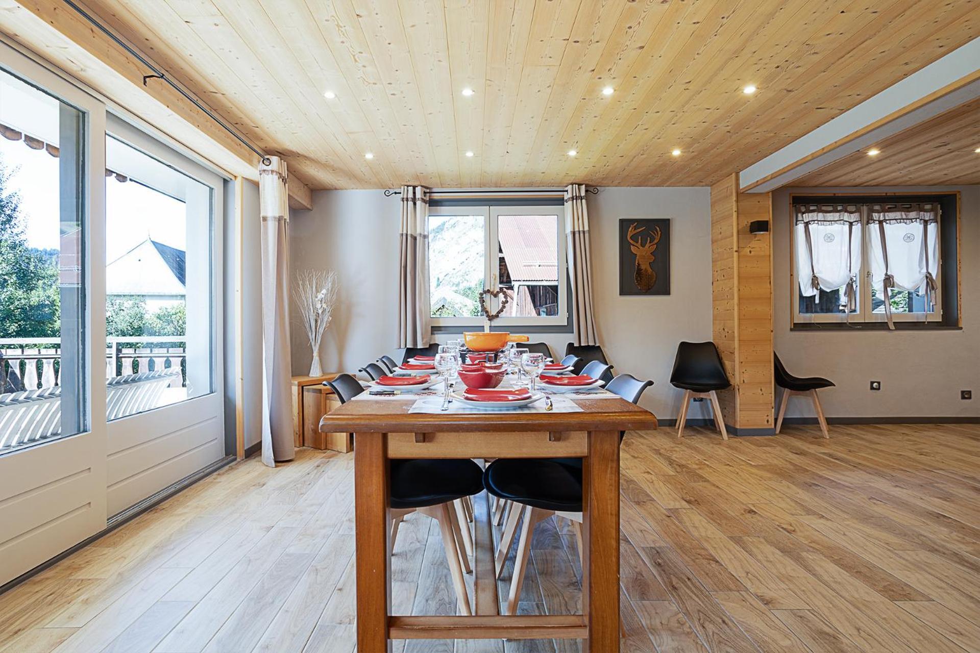 Chalet Les 4 Saisons - Ski, Parking Et Jardin La Chapelle-d'Abondance Bagian luar foto