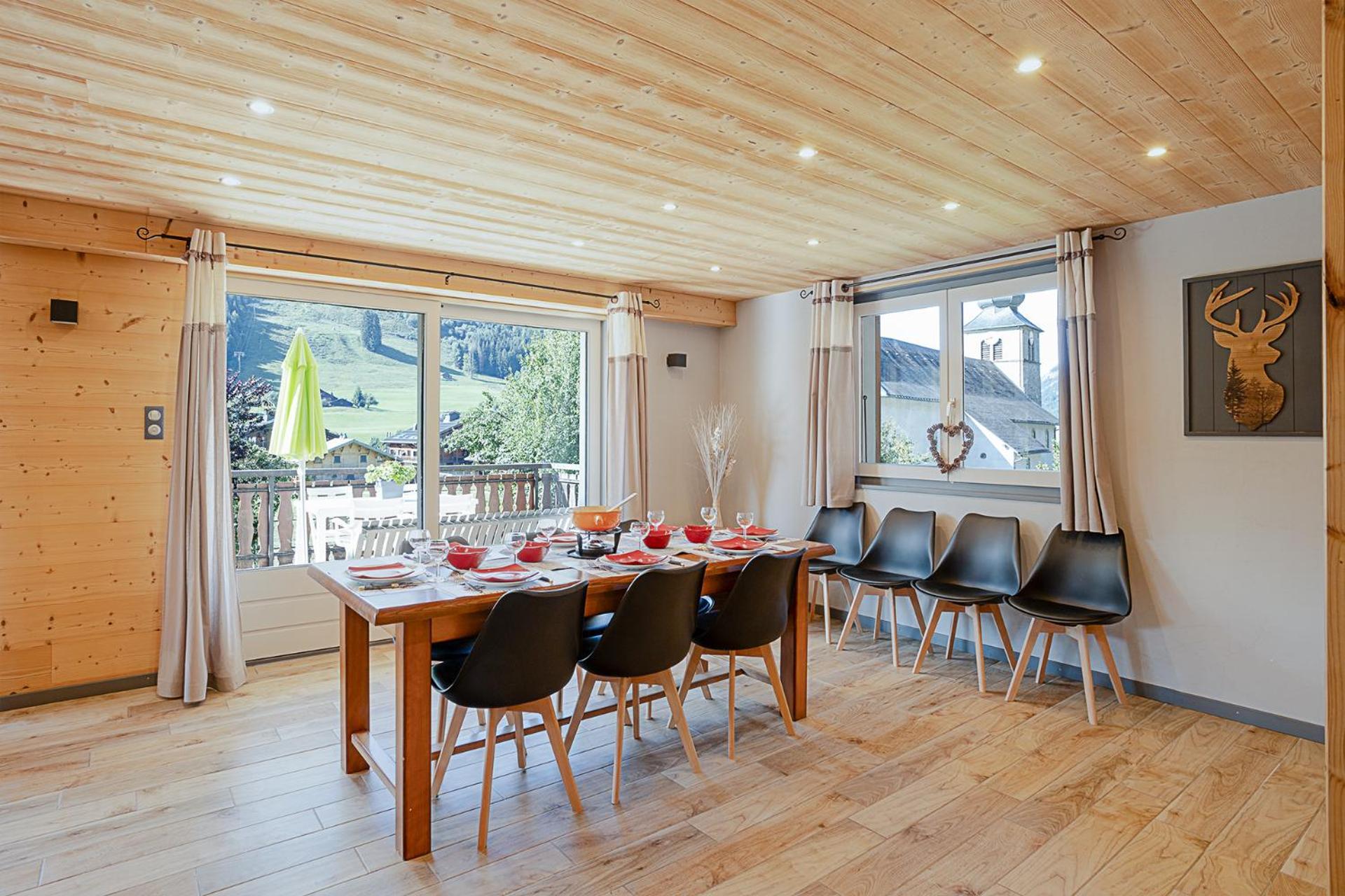 Chalet Les 4 Saisons - Ski, Parking Et Jardin La Chapelle-d'Abondance Bagian luar foto